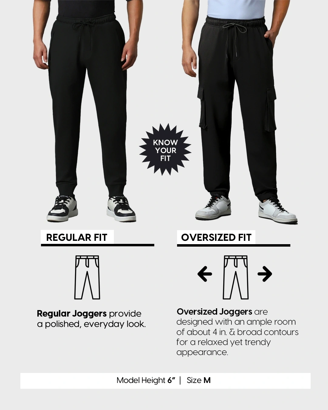 Men's Purple Oversized Cargo Joggers thumbnail 3